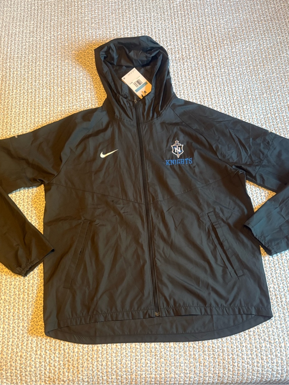Nike Knights Black Hooded Windbreak NWT